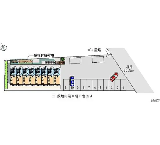 ★手数料０円★千葉市花見川区天戸町　月極駐車場（LP）